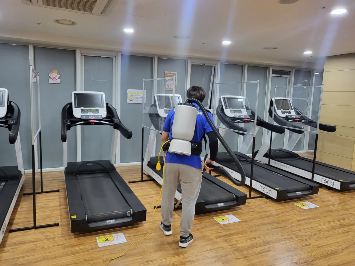 안동시 운흥동 헬스장 탕비실 직원 휴게공간 위생청소 사례 - 행진크린